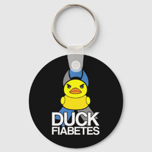 Porte-clés Canard diabète de type 1 Fiabetes T1d Sensibilisat