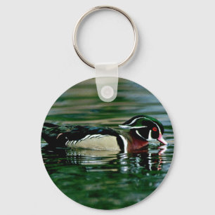 Porte-clés Canard en bois (Drake)
