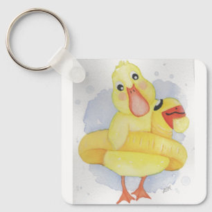 Porte-clés Canard en caoutchouc