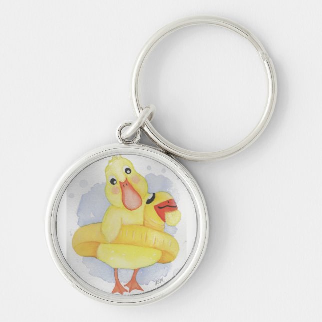 Porte-clés Canard en caoutchouc (Devant)