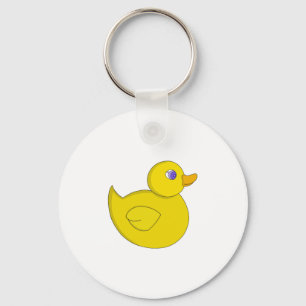Porte-clés Canard en caoutchouc