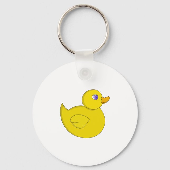 Porte-clés Canard en caoutchouc (Recto)