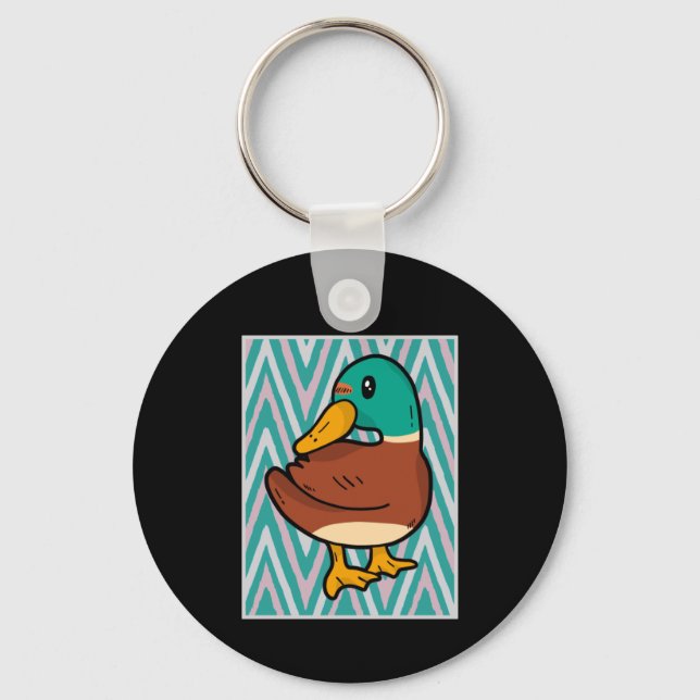 Porte-clés Canard mignon  (Recto)