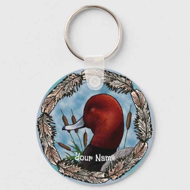 Porte-clés Canard tête rouge (Recto)