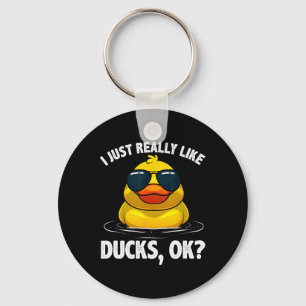 Porte-clés Canards cool Pour Hommes Femmes Amateurs De Canard