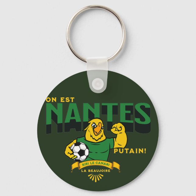 Porte-clés canaris nantes (Recto)