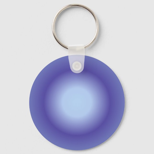 Porte-clés Cancer Aura, Cancer Zodiac, Blue Aura Gradient (Recto)