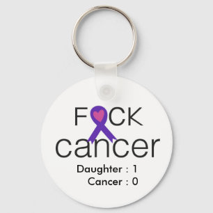 Porte-clés Cancer de F*ck - gardant le score - ajoutez votre