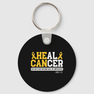 Porte-clés Cancer de la guérison Mois de sensibilisation au c