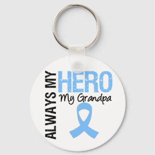 Porte-clés Cancer de la prostate toujours mon héros mon