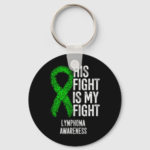Porte-clés Cancer du Sang Sa lutte est mon combat Lymphoma Aw