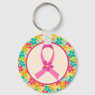 Porte-clés Cancer du sein Pink Ribbon Sensibilisation Cadeau