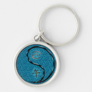 Porte-clés Cancer et Cheval de l'eau