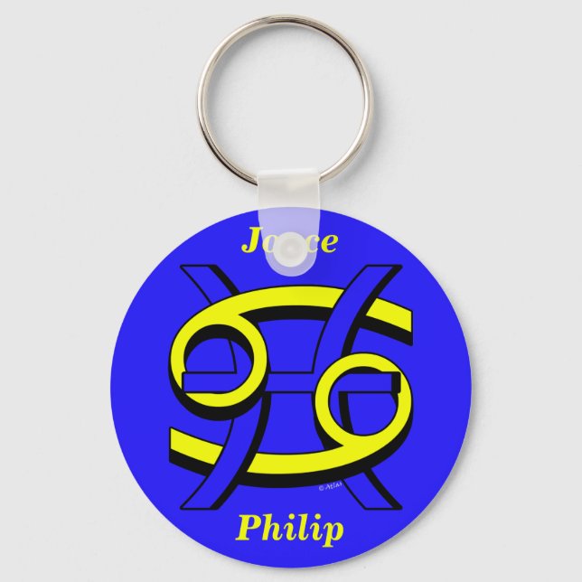 Porte-clés Cancer et maladies par (Recto)