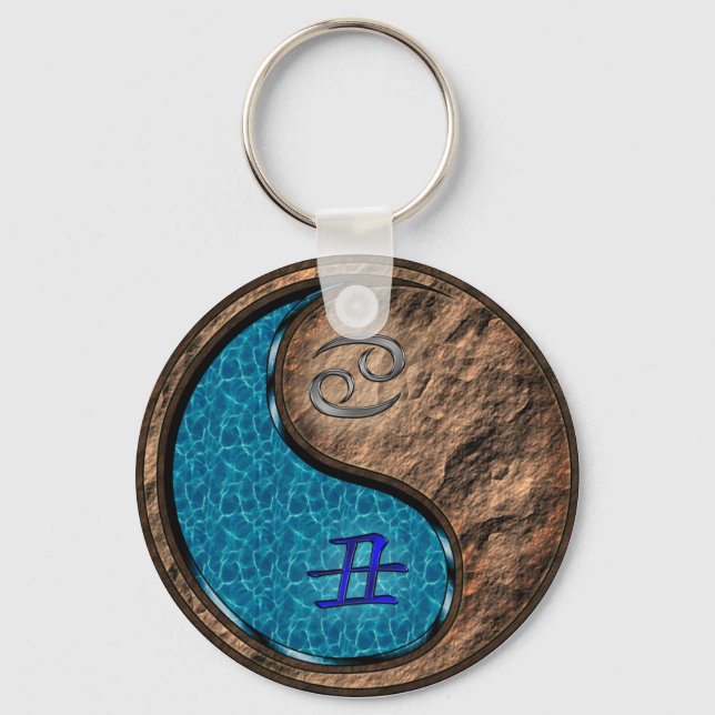 Porte-clés Cancer et ox de la Terre (Recto)