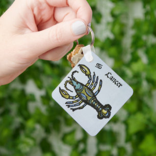 Porte-clés Cancer le Crabe, Ancien Signe du Zodiaque