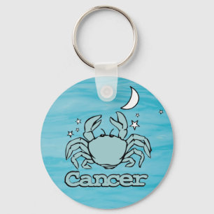 Porte-clés Cancer Le crabe signe d'eau astrologique porte - c