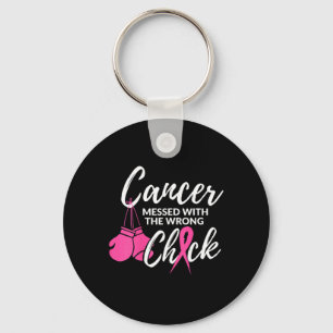 Porte-clés Cancer Mis Au Courant Avec Le Mauvais Combat De Se