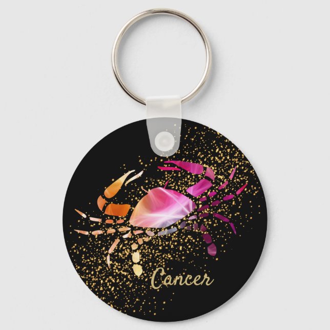 Porte-clés Cancer - Panneau astrologie zodiaque (Recto)
