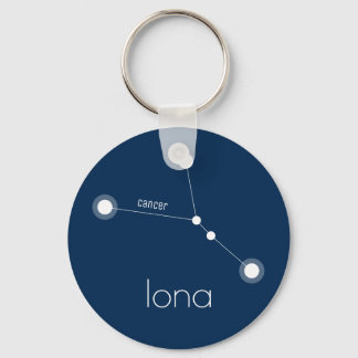 Porte-clés Cancer PERSONNALISÉ Constellation Zodiaque