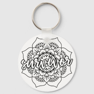 Porte-clés Cancer Survivor Mandala