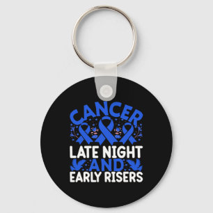 Porte-clés Cancer tard la nuit et lève tôt - World Cancer
