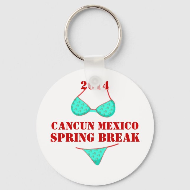 Porte-clés Cancun Mexique Printemps 2014 Porte - clé souvenir (Recto)