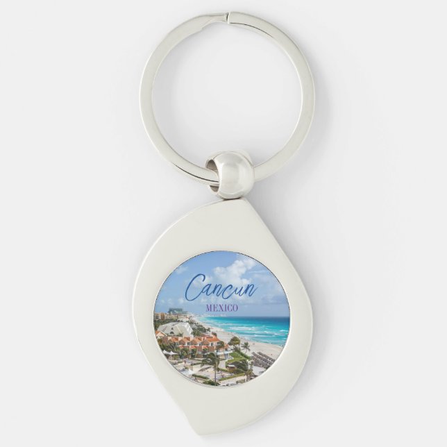 Porte-clés Cancun Mexique Souvenir (Devant)