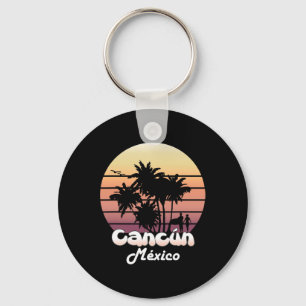Porte-clés Cancun Mexique Souvenir de vacances tropicales Été