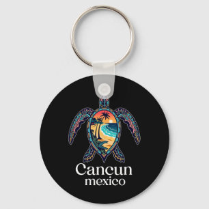 Porte-clés Cancun Mexique Souvenir Famille Correspondante Vac