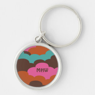 Porte-clés Candy Clouds porte - clés monogrammes personnalisé