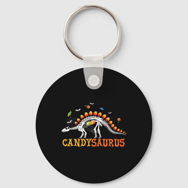Porte-clés Candysaurus Candy Corn Dinosaur Skeleton Happy Hal (Recto)