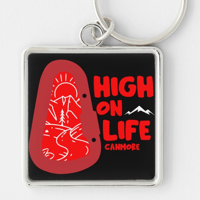 Porte-clés Canmore Alpinisme Canada (Devant)
