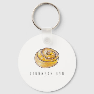 Porte-clés Cannelle Buns Cinnamon Rolls Café Fika