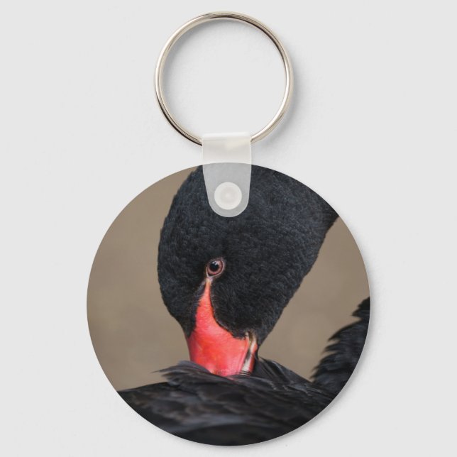 Porte-clés Canvas Black Swan Faux (Recto)