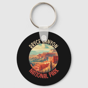 Porte-clés Canyon Bryce État américain - Utah Vintage Parcs n
