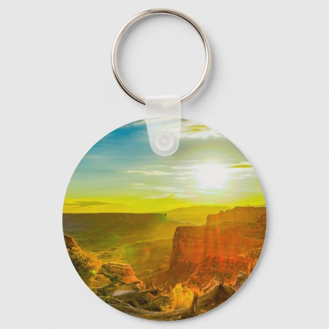 Porte-clés Canyon Terres Parc national Moab Utah (Recto)