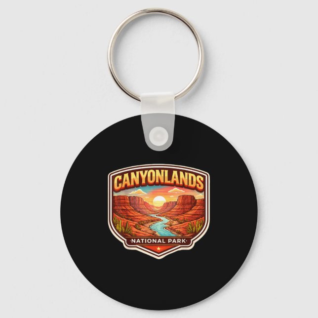 Porte-clés Canyonlands Parc National Souvenir Utah Objets à c (Recto)