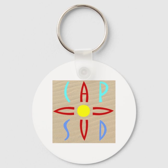 Porte-clés Cap au Sud (Recto)