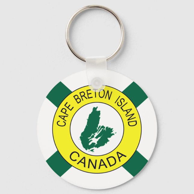 Porte-clés Cape Breton Island Flag (unofficial), Nova Scotia  (Recto)