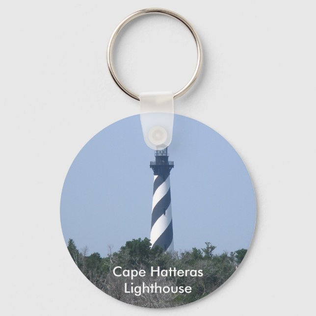 Porte-clés Cape Hatteras Lighthouse from Wetlands Series (Recto)