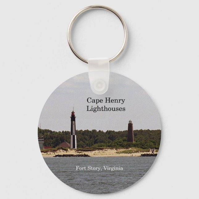 Porte-clés Cape Henry Lighthouse key chain (Recto)