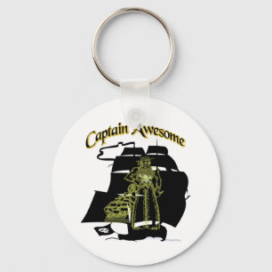 Porte-clés Capitaine Awesome