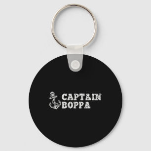 Porte-clés Capitaine Boppa Voile Bateau Bateau Vintage Ancre