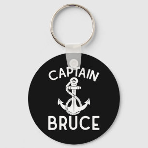 Porte-clés Capitaine Bruce Navire Yacht Voile Bateau Ancre 