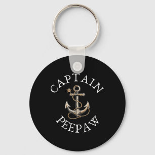 Porte-clés Capitaine Bunnyaw Bateau Voile Bateau Vintage Ancr