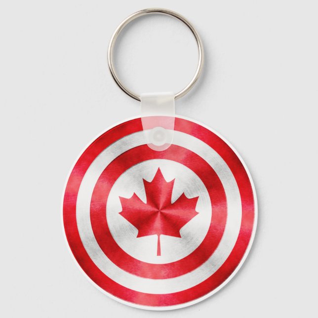 Porte-clés Capitaine Canada Hero Shield (Recto)