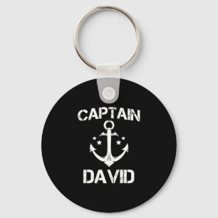 Porte-clés Capitaine david nom drôle d'anniversaire cadeau ba