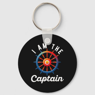 Porte-clés Capitaine de bateau Hommes Femmes Drôle Bateau à v