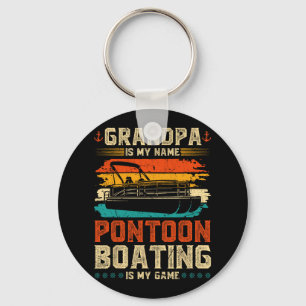 Porte-clés Capitaine de bateau Retro Grand-pa Pontoon